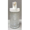 Desinfecterende hervulbare handpomp glas alcohol handgel 75% 200ml