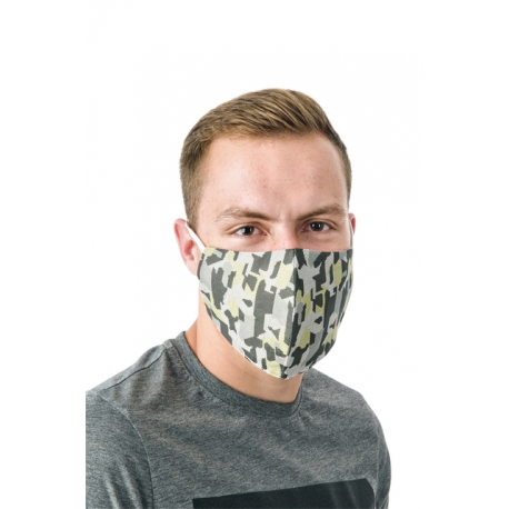 Mondkapje wasbaar heren army green (5 stuks)