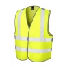 High Viz Veiligheids vest - Geel inclusief bedrukking